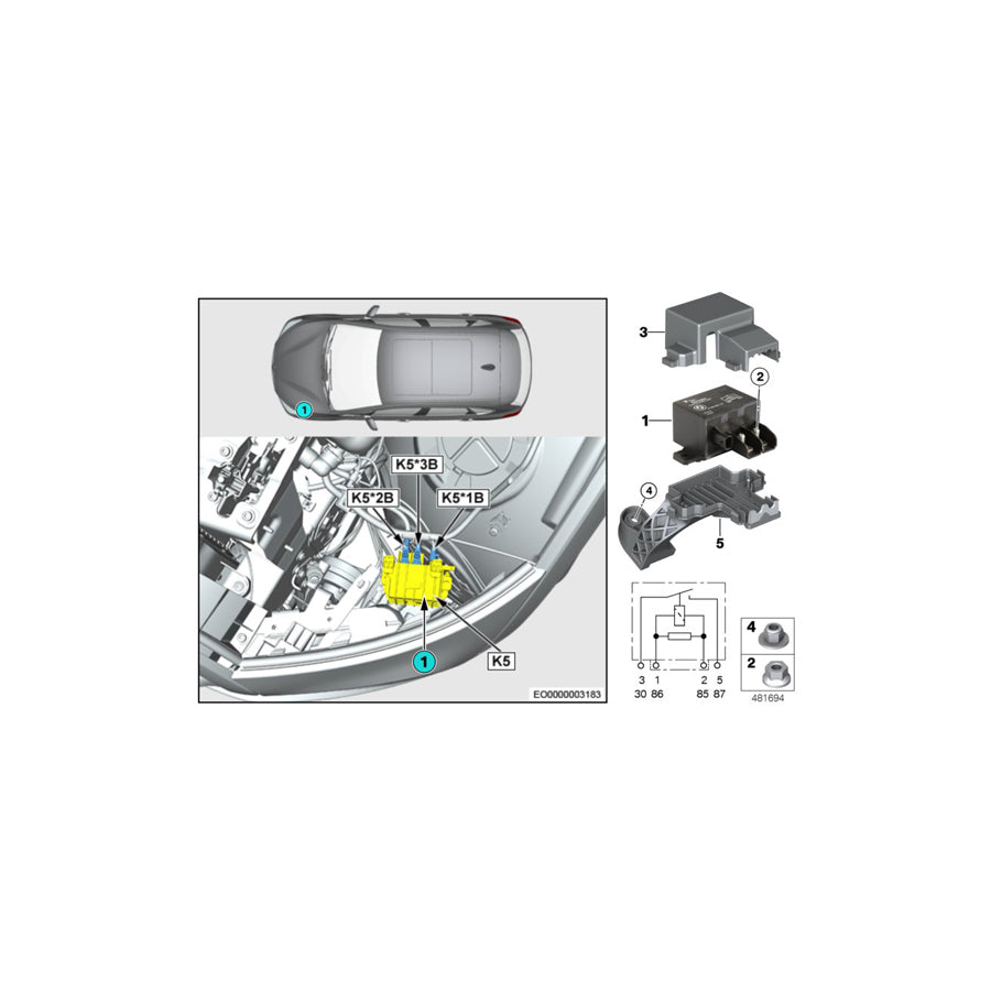 Genuine BMW 61132553330 F45 F46 F48 Cover (Inc. X1 20iX, X1 28i & X1 20i) | ML Performance US Car Parts