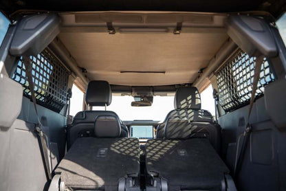 DV8 Offroad DV8 21-24 Ford Bronco 2-Door Rear Window Pocket Molle Panels