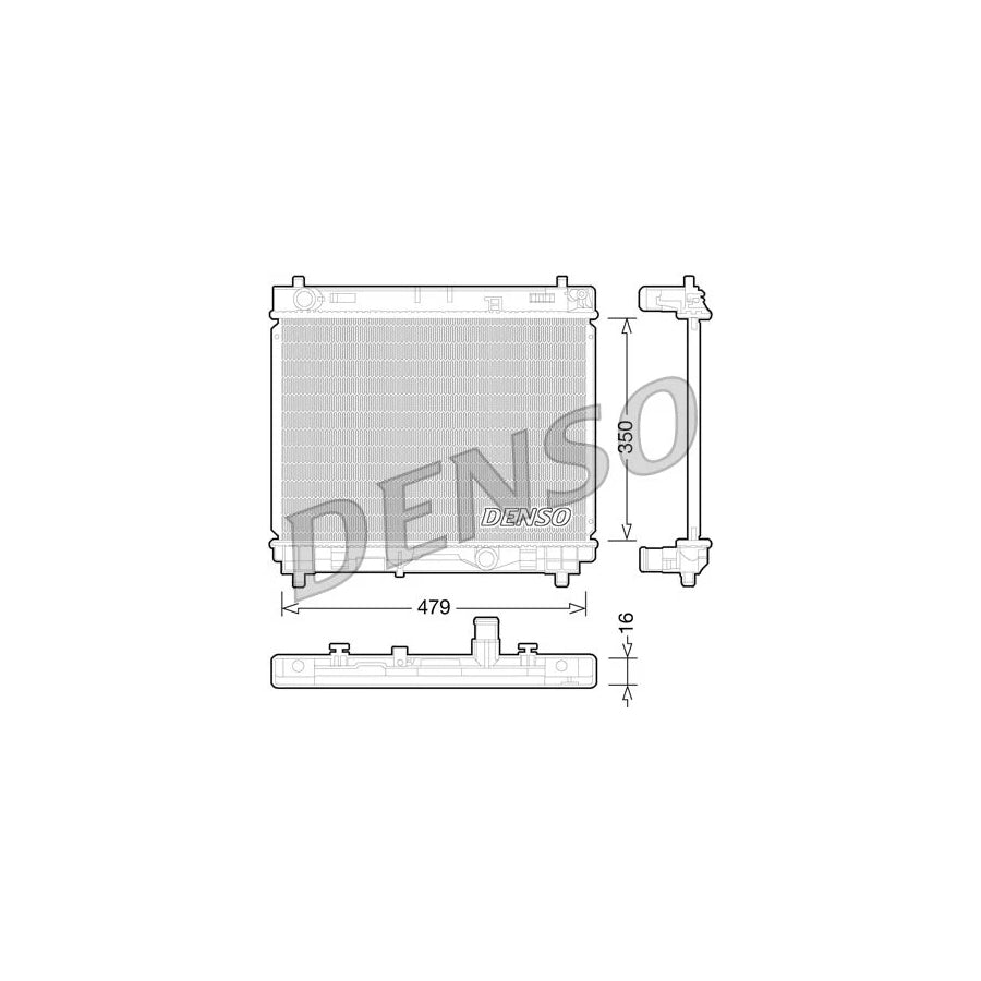 DENSO DRM50059 Engine Radiator for Toyota Urban Cruiser (Xp110)