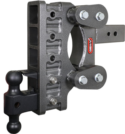 GEN-Y Hitch Gen-Y The Boss Torsion-Flex 3in Shank 9in Drop 32K Hitch w/GH-0161 Dual-Ball/GH-0162 Pintle Lock