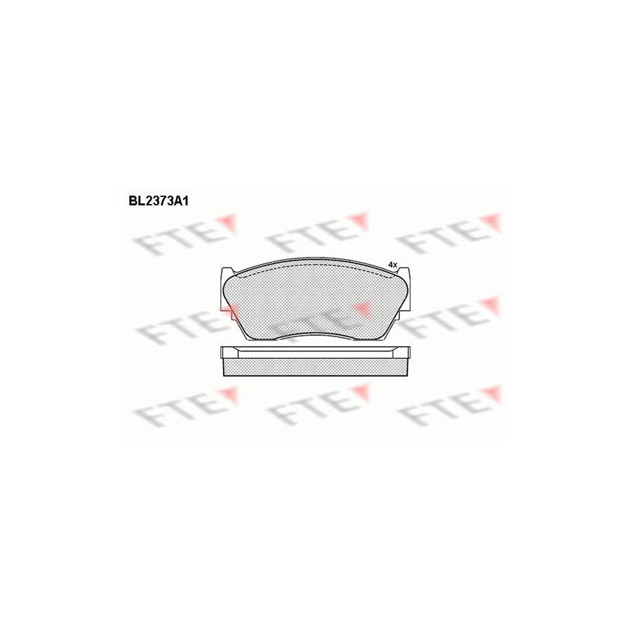 FTE 9010714 Brake Pad Set