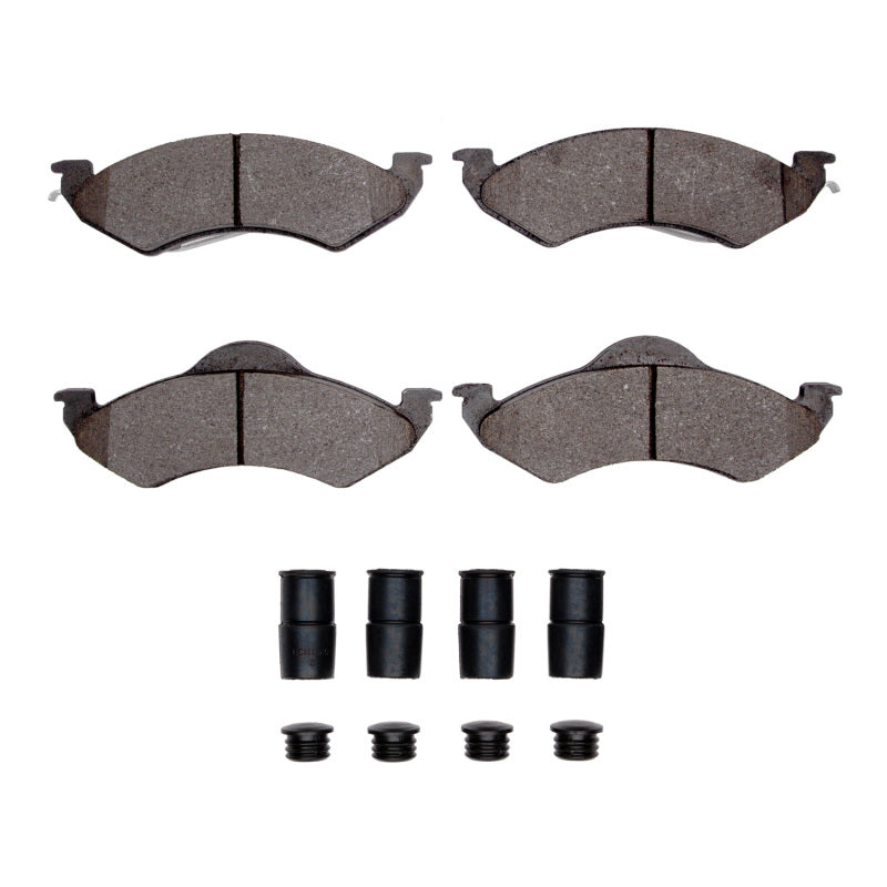 R1 Concepts R1 1998-1999 Dodge Dakota RWD Front R1 Ceramic Pads & Hardware Kit
