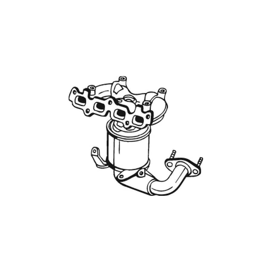Bosal 090-621 Catalytic Converter for Mazda 2 Hatchback (De, Dh)