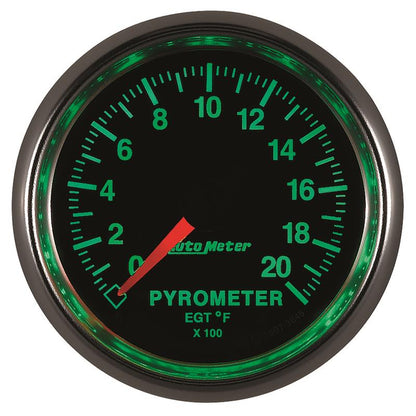 Autometer GS 0-2000 degree F Full Sweep Electronic Pyrometer Gauge