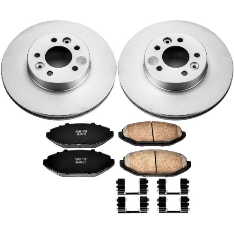 PowerStop Power Stop 98-02 Ford Crown Victoria Front Z17 Evolution Geomet Coated Brake Kit
