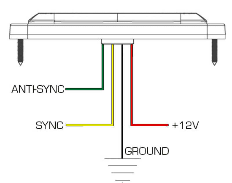 ORACLE Lighting Oracle 4 LED Slim Strobe - White