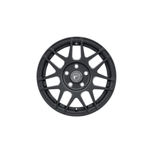 Forgestar F17277067P06 17x7 F14 Drag Semi Concave 5x114.3 ET6 BS4.25 Satin Black Drag Racing Wheel
