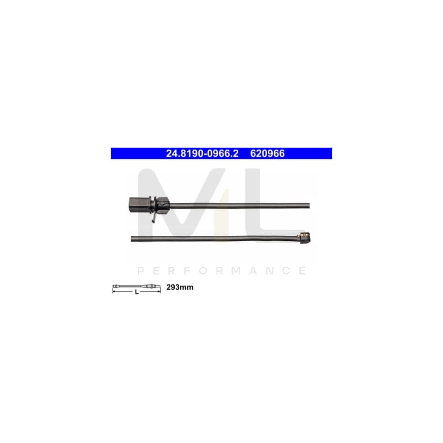 ATE 24.8190-0966.2 Brake pad wear sensor for PORSCHE Macan (95B)