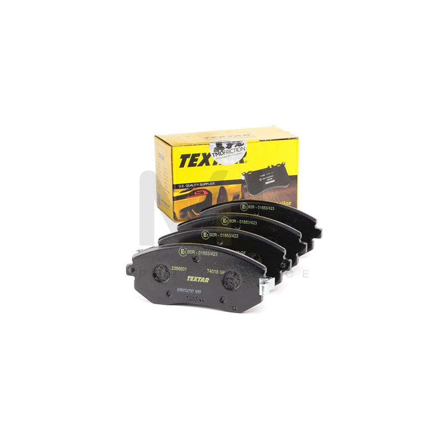 TEXTAR 2386501 Brake pad set with acoustic wear warning | ML Performance Car Parts