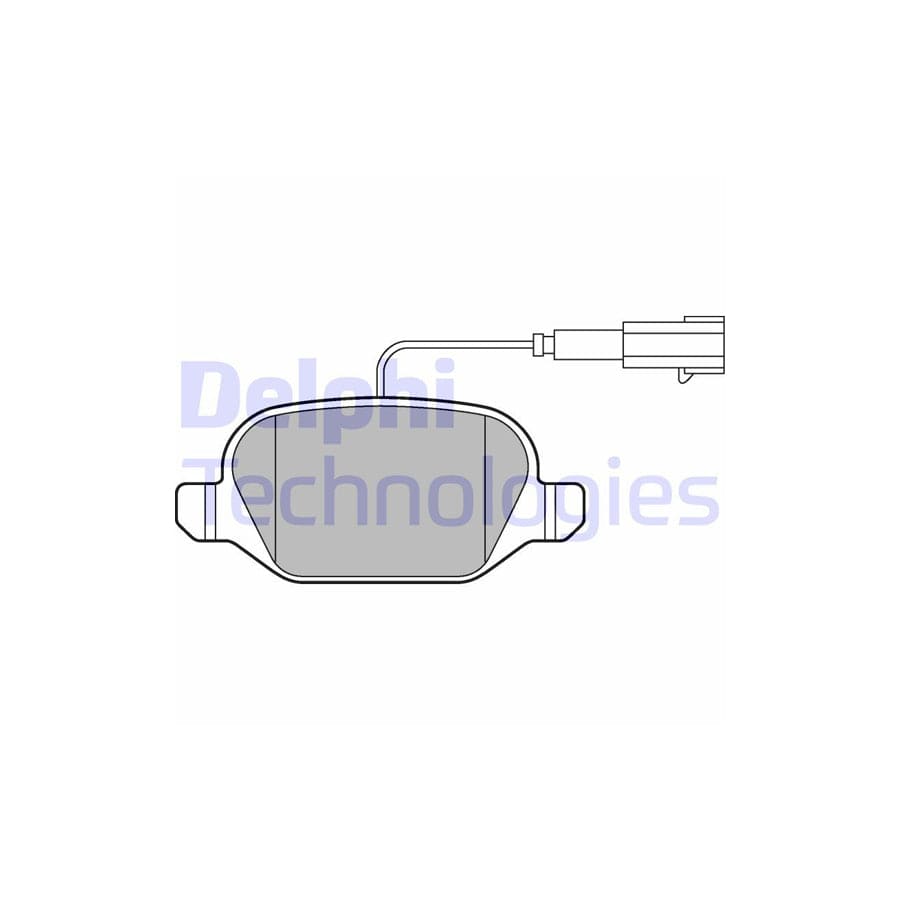 Delphi Lp2302 Brake Pad Set