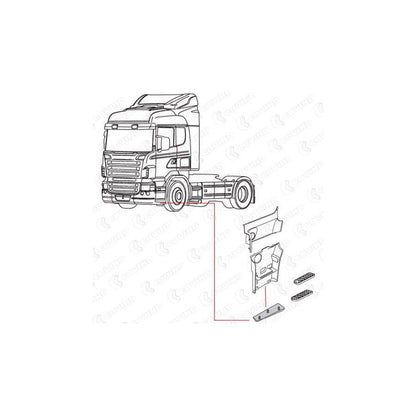Covind Scr/243 Cover, Footboard