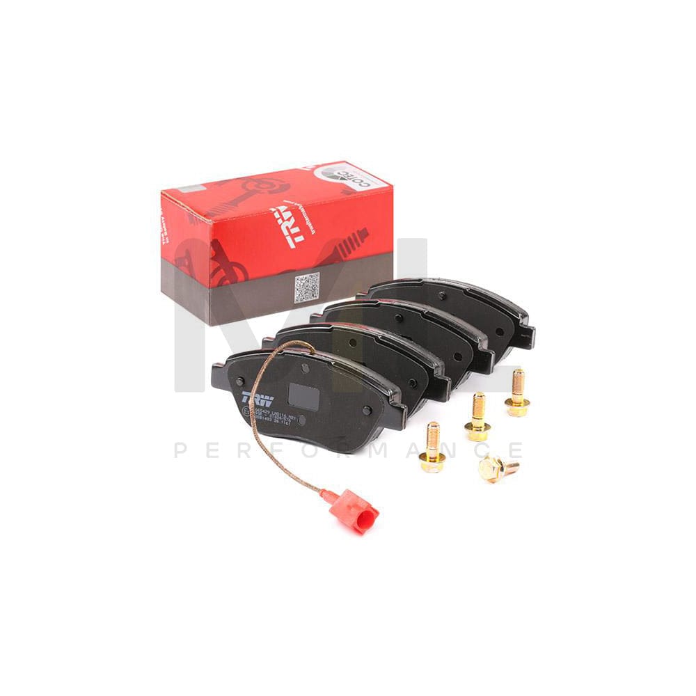 TRW Gdb1483 Brake Pad Set Incl. Wear Warning Contact, With Brake Caliper Screws, With Accessories | ML Performance Car Parts