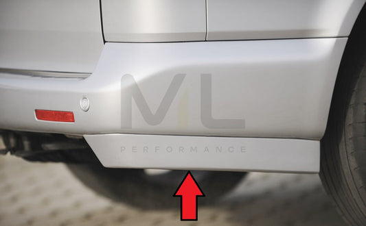 Rieger 00059253 VW T5 Rear Diffuser 1 | ML Performance UK Car Parts