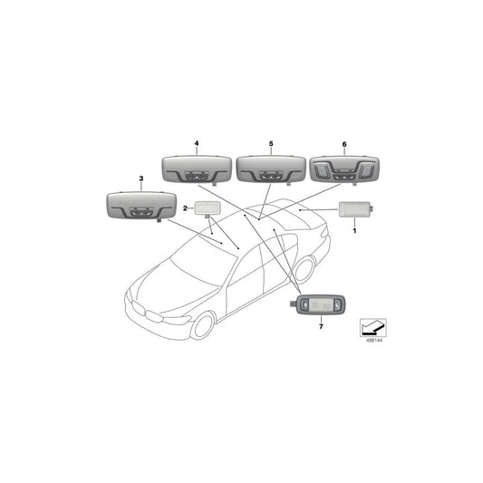 Genuine BMW 63319349579 G32 G29 G30 Luggage Compartment Lamp Led (Inc. 520d ed, 840i & 530e) | ML Performance US