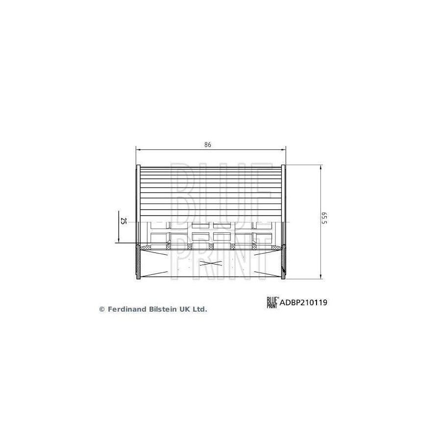 Blue Print Adbp210119 Oil Filter
