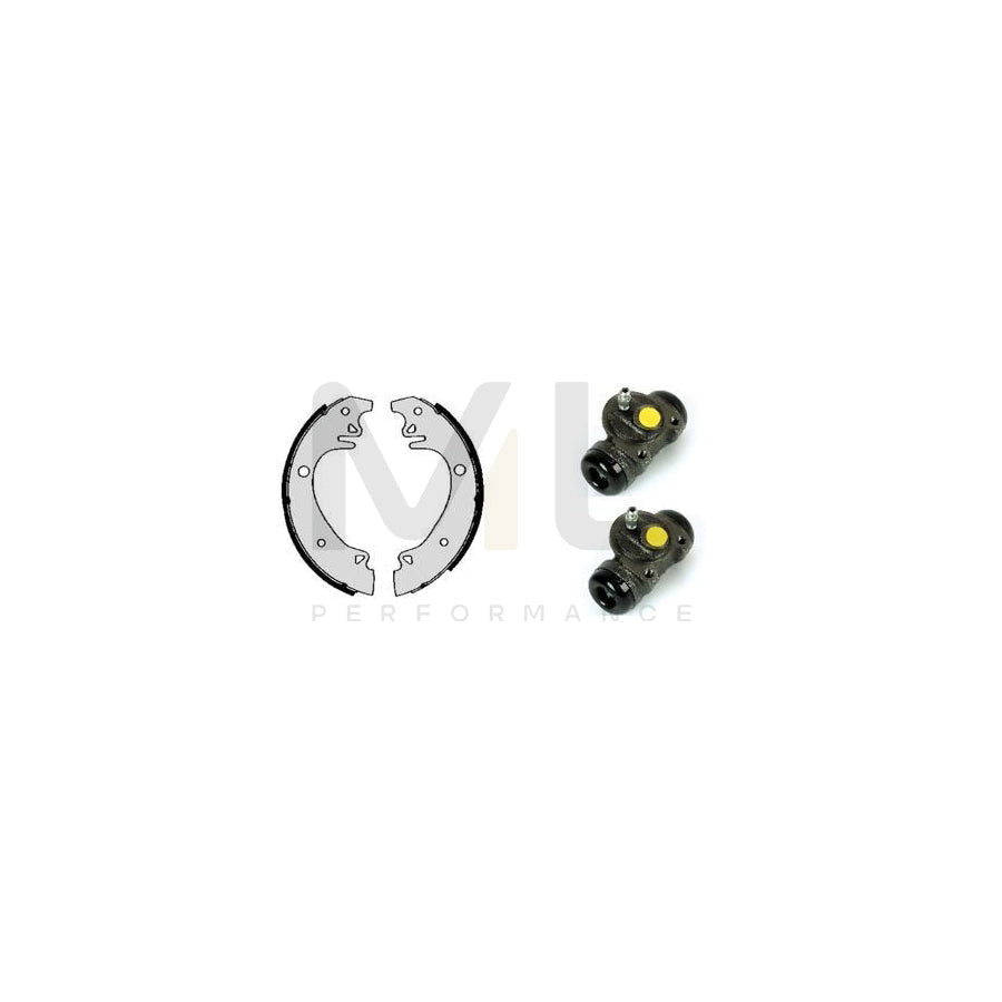 BREMBO STANDARD KIT H 61 028 Brake Shoe Set Ø: 255mm | ML Performance Car Parts