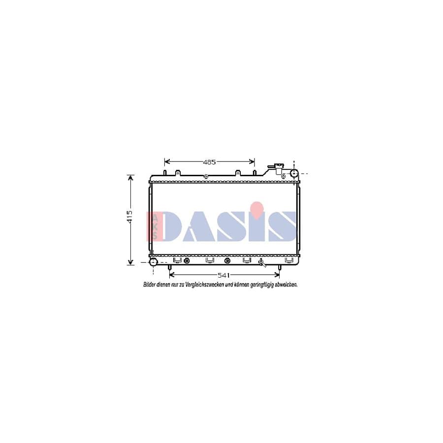 AKS Dasis 350180N Engine Radiator