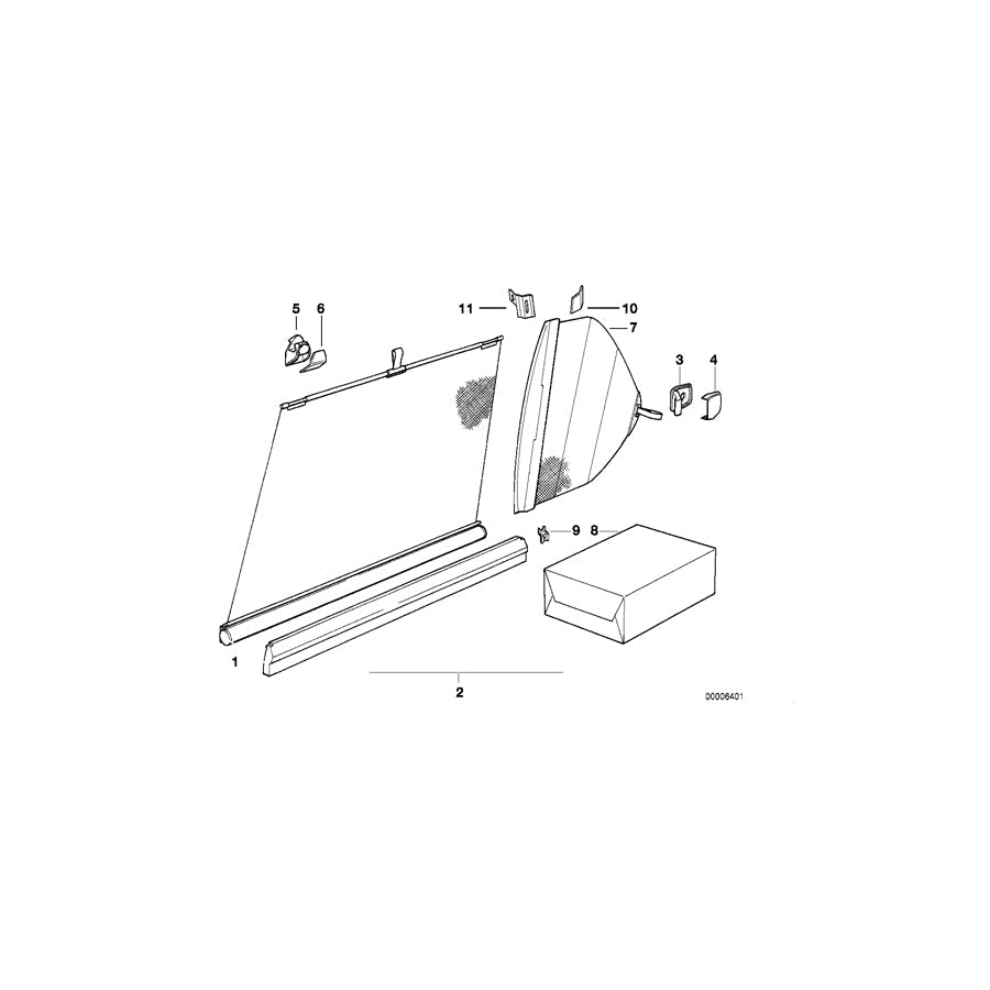 Genuine BMW 51161964315 E32 Cover HAVANNA (Inc. 740i) | ML Performance US Car Parts