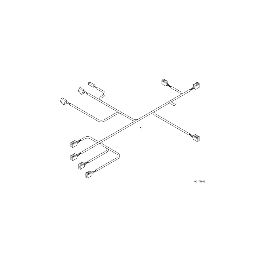 Genuine BMW 61126933556 E61 E60 Wiring Set Seat Drive, Right (Inc. 530xd, 530xi & 540i) | ML Performance US Car Parts