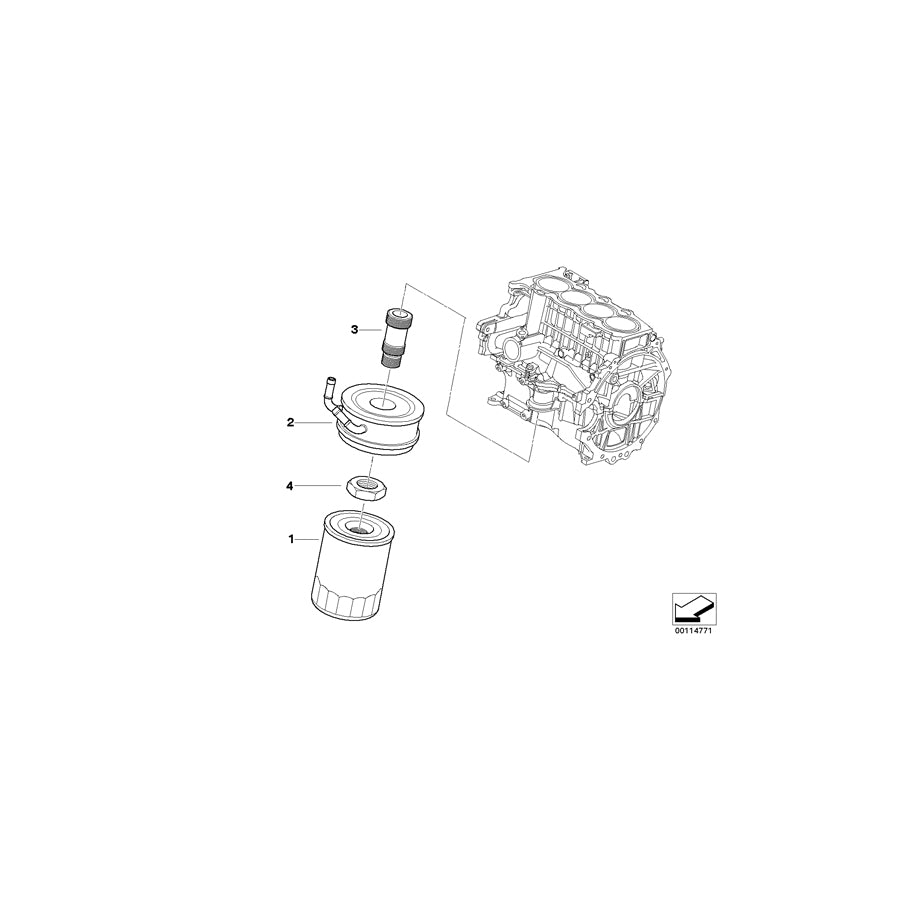 Genuine BMW 11427790855 R50 Connector (Inc. One D) | ML Performance US Car Parts