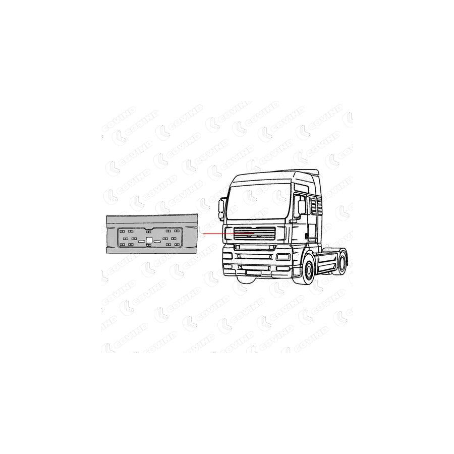 Covind XXL/140 Cover, Radiator Grille