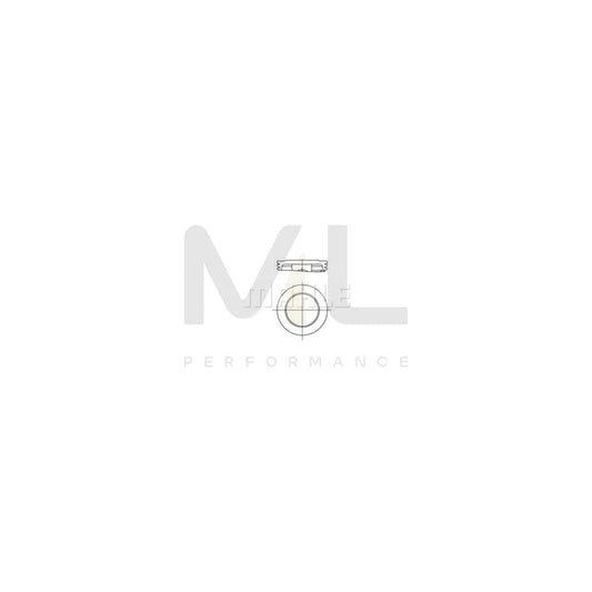 MAHLE ORIGINAL 013 PI 00138 001 Piston 76,25 mm, without cooling duct | ML Performance Car Parts