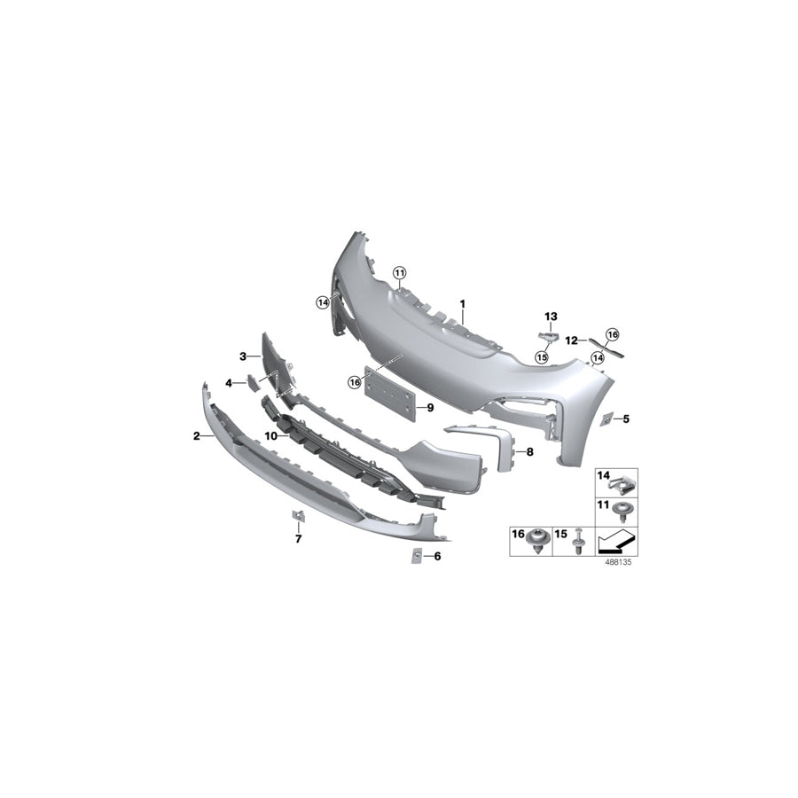 Genuine BMW Mini 51139908046 F56 Screw (Inc. JCW ALL4) | ML Performance US Car Parts