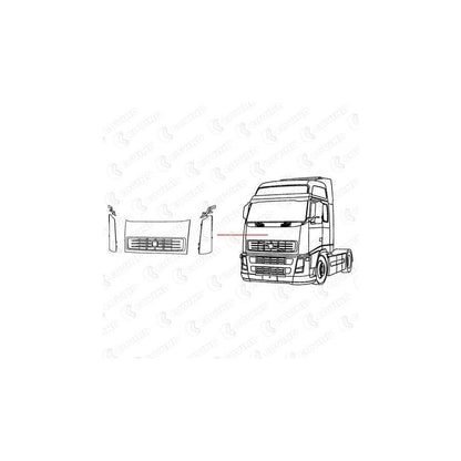 Covind 2Fh/163 Air Deflector, Driver Cab