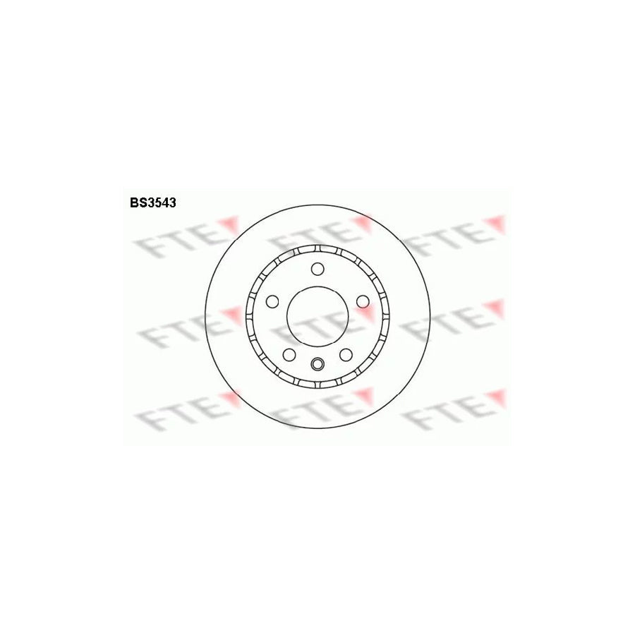 FTE Bs3543 Brake Disc for Opel Omega
