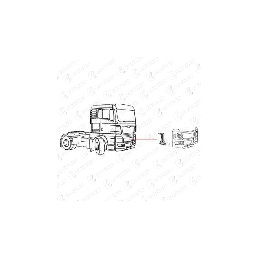 Covind Tgx/110 Bumper Bracket