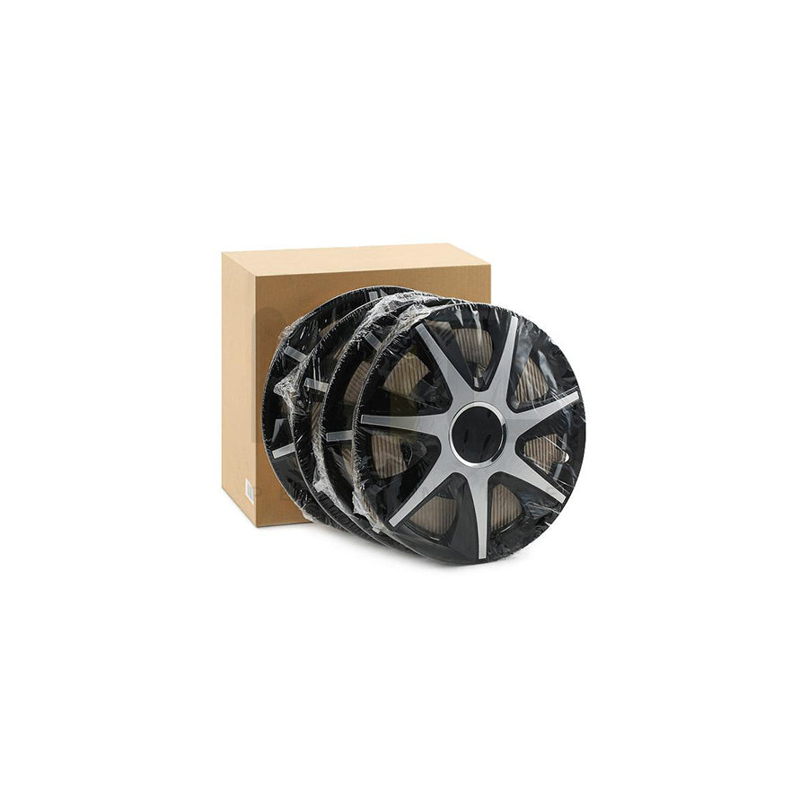 LEOPLAST RUN CZ SR 14 Wheel trims 14 Inch Black/Silver