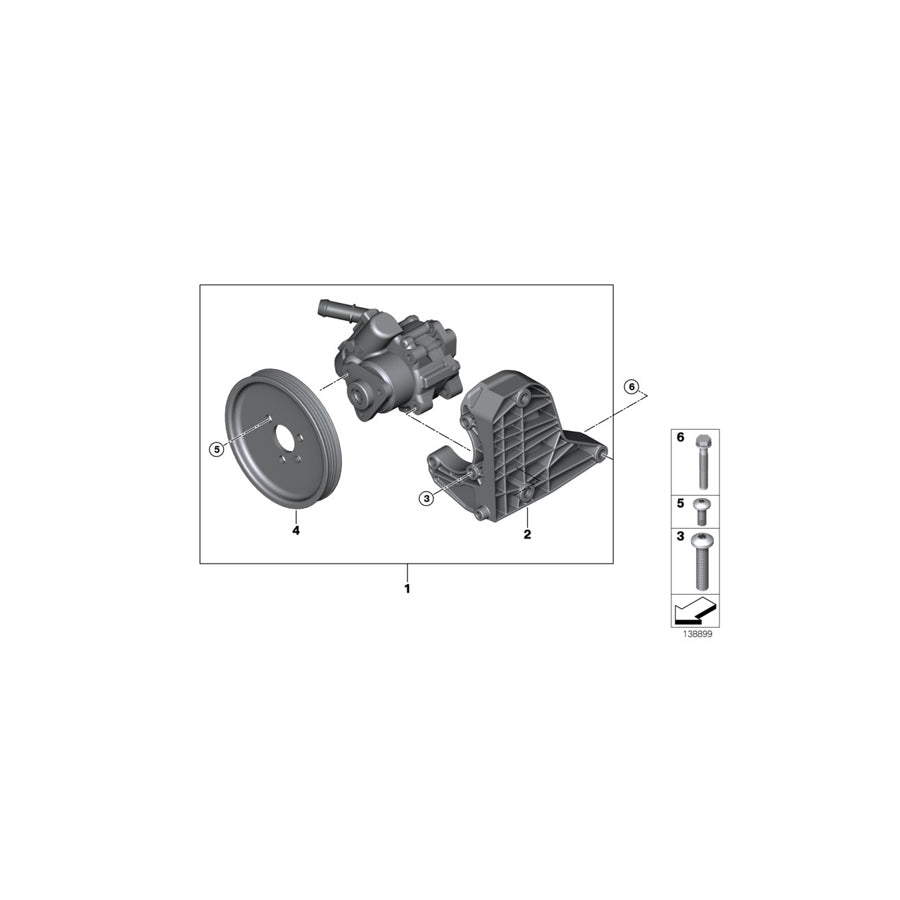 Genuine BMW 32417793467 E90 E91 E83 Torx Bolt M8X39 (Inc. 330xd, 318d & 320d) | ML Performance US Car Parts