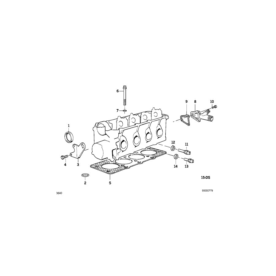 Genuine BMW 11120007611 E30 E36 E34 Gasket Set Cylinder Head Asbestos Free (Inc. 316i, 318i & 518i) | ML Performance US Car Parts