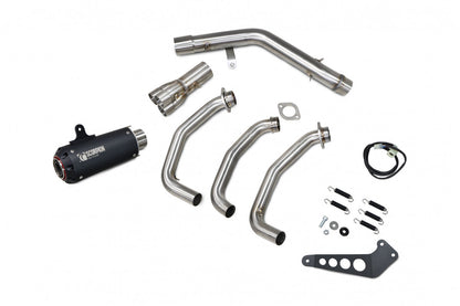 Scorpion PYA116SYSBCER Yamaha MT-09 Red Power Full System - Black Ceramic Coated Sleeve | ML Performance US US