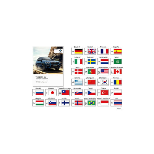 Genuine BMW 01402720737 Operating Instructions F97 ENUS (Inc. X3 M) | ML Performance US Car Parts
