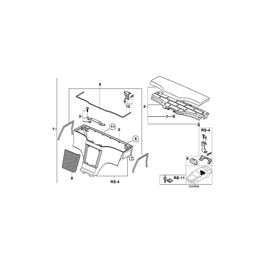 Genuine BMW 51168210848 E36 Clamp (Inc. Z3 2.0) | ML Performance US Car Parts