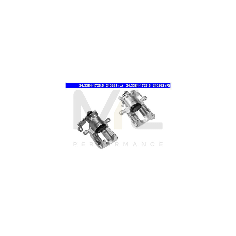 ATE 24.3384-1725.5 Brake Caliper for AUDI A4 without holder