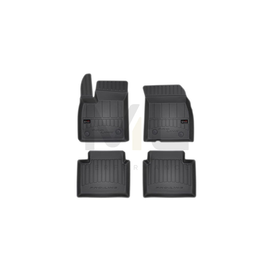 FROGUM 3D407640 Floor mat set for FORD FOCUS Elastomer, Front and Rear, Quantity: 4, Black