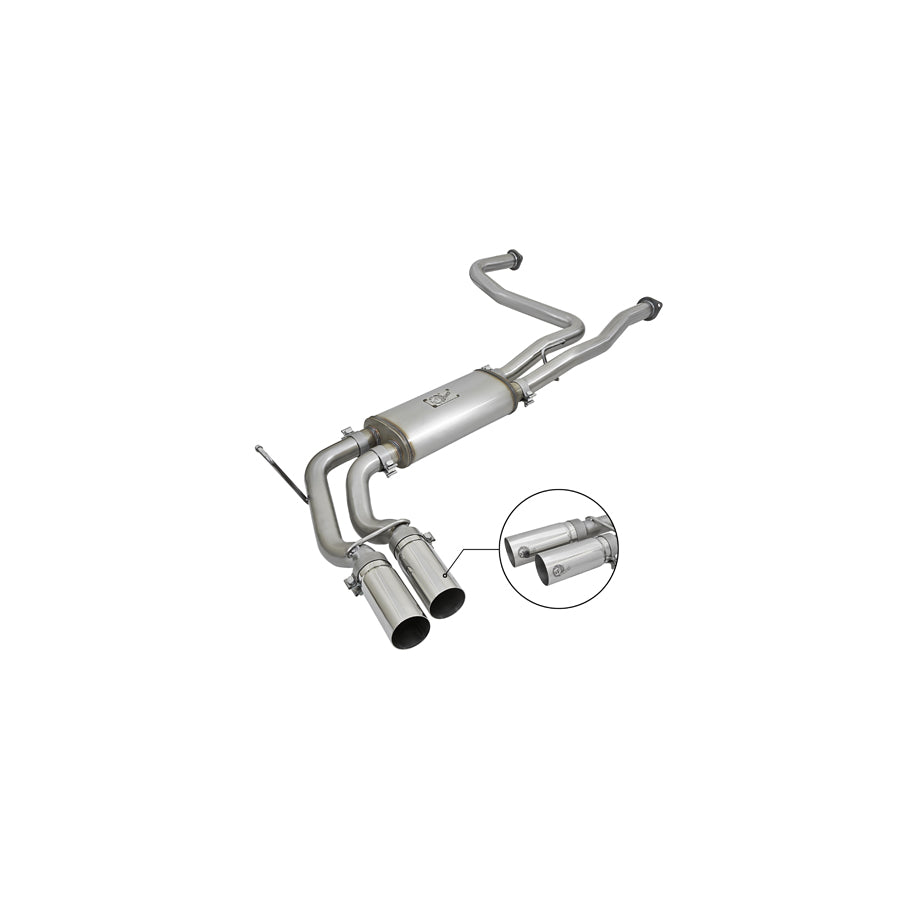  aFe 49-46124-P Cat-Back Exhaust System Nissan Titan 04-15 V8-5.6L  | ML Performance US Car Parts