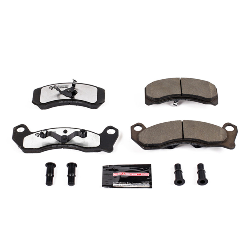PowerStop Power Stop 87-89 Ford Country Squire Front Z26 Extreme Street Brake Pads w/Hardware