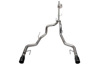 CORSA Performance Corsa 2022-2025 Ford F-150 SuperCrew/5.5ft Bed 5.0L V8 Xtreme Cat-Back Dual Rear Exit-Black PVD