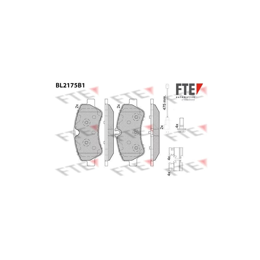 FTE Bl2175B1 Brake Pad Set