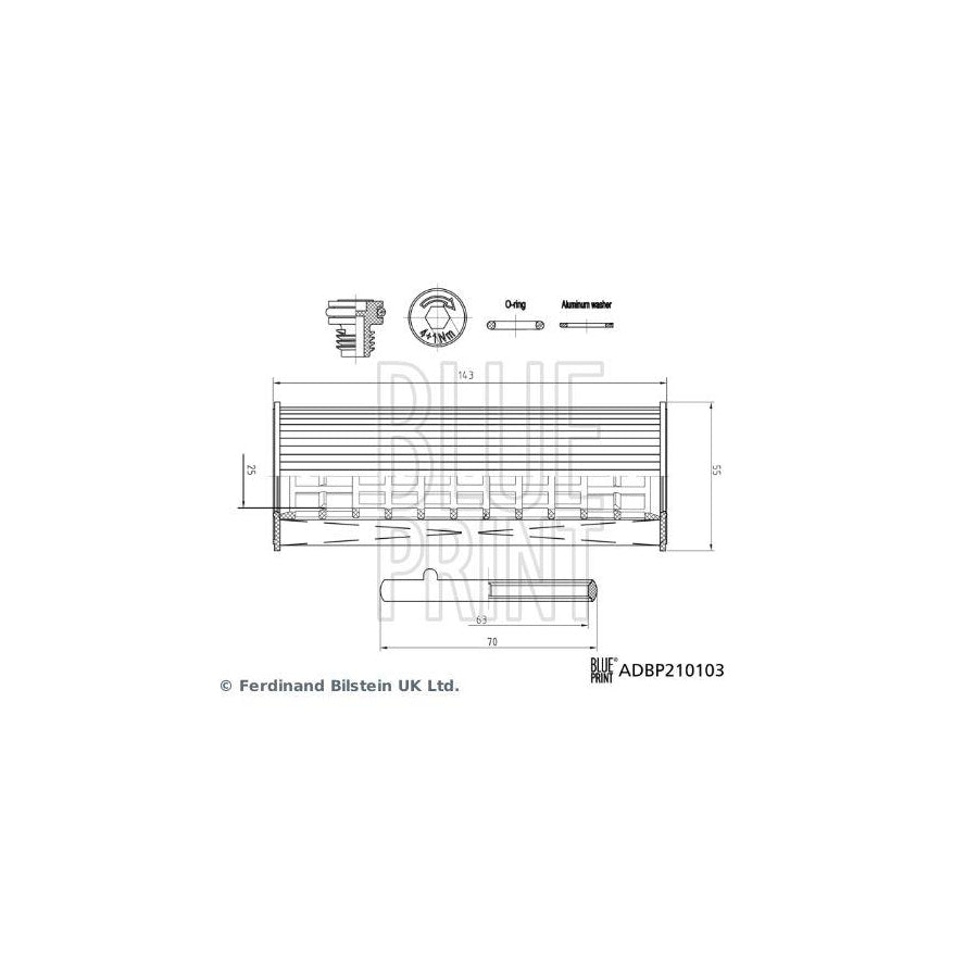 Blue Print Adbp210103 Oil Filter