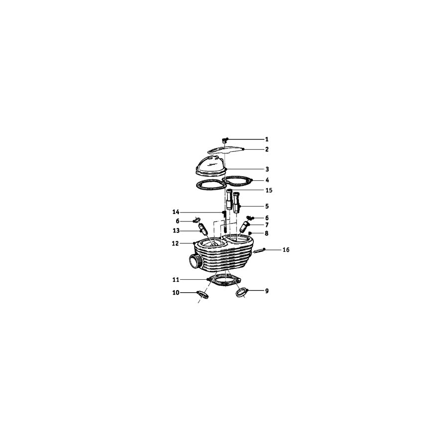 Genuine BMW 11120021010 Cylinder Head (Inc. R27) | ML Performance US Car Parts