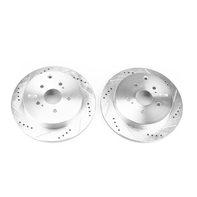 PowerStop Power Stop 09-13 Suzuki Grand Vitara Rear Evolution Drilled & Slotted Rotors - Pair