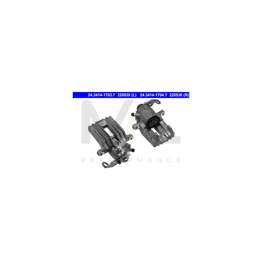 ATE 24.3414-1703.7 Brake Caliper without holder