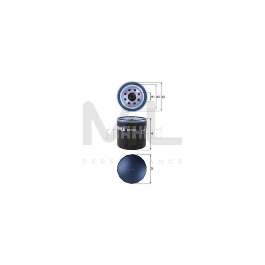 MAHLE ORIGINAL OC 1452 Oil Filter Spin-on Filter, with one anti-return valve | ML Performance Car Parts