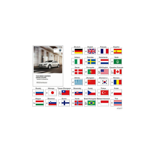Genuine BMW 01402723604 Owner's Manual For F06 FRCA (Inc. ALPINA B6, 640i & M6) | ML Performance US Car Parts