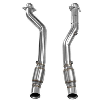Kooks Headers Kooks 2012+ Jeep Grand Cherokee SRT8 6.4L 3in Stainless GREEN Catted Connection Pipes