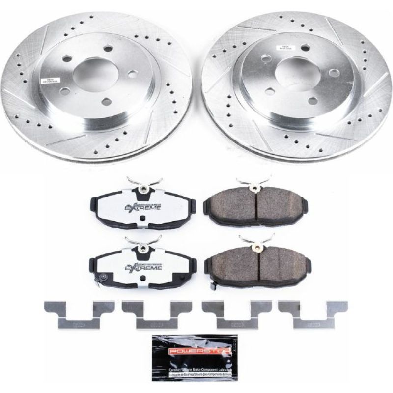 PowerStop Power Stop 2012 Ford Mustang Rear Z26 Street Warrior Brake Kit
